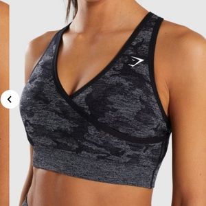 Gymshark camo seamless sports bra
